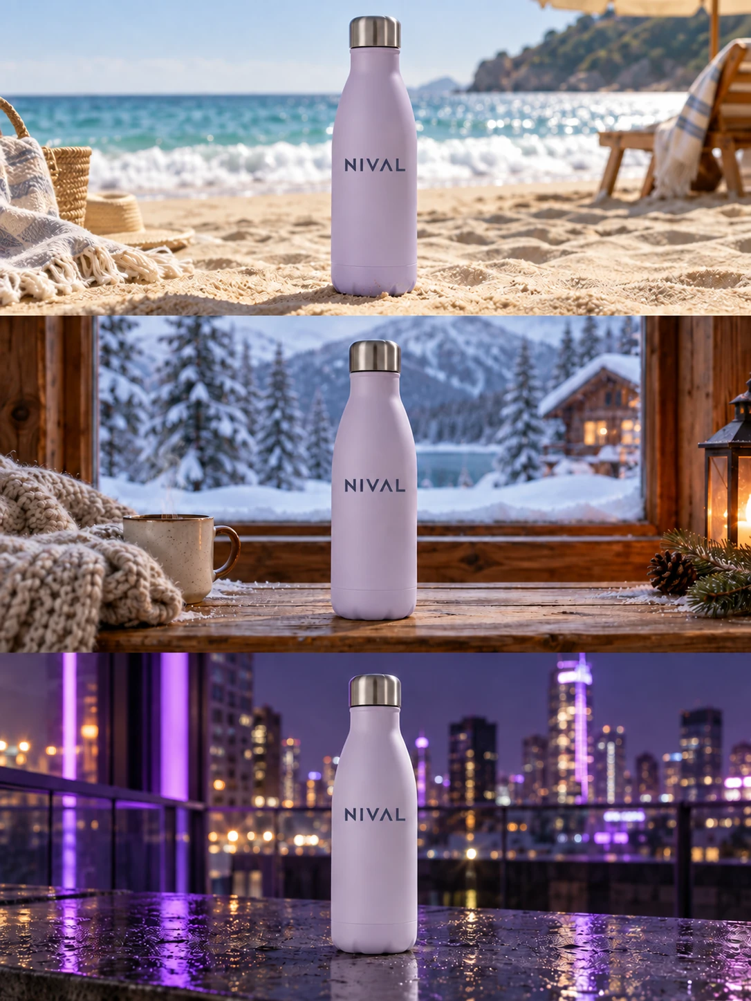 Concepto IA de NIVAL: Campaña multi-contexto